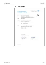 Preview for 37 page of Endress+Hauser Oxymax COS61D Operating Instructions Manual