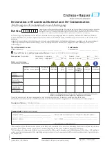 Предварительный просмотр 35 страницы Endress+Hauser Oxymax W COS51D Operating Instructions Manual