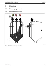 Предварительный просмотр 9 страницы Endress+Hauser PROFIBUS PA Levelflex FMP56 Operating Instructions Manual