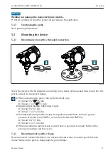 Предварительный просмотр 13 страницы Endress+Hauser PROFIBUS PA Levelflex FMP56 Operating Instructions Manual