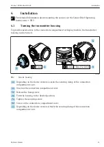 Предварительный просмотр 11 страницы Endress+Hauser Proline 300 Brief Operating Instructions