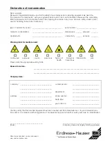 Предварительный просмотр 123 страницы Endress+Hauser Proline Promag 10 Operating Instructions Manual