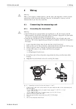 Предварительный просмотр 31 страницы Endress+Hauser PROline promag 23 Operating Instructions Manual