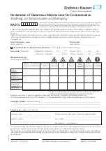 Предварительный просмотр 121 страницы Endress+Hauser Proline Promag 50 Operating Instructions Manual