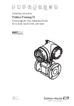 Endress+Hauser Proline Promag 51 Operating Instructions Manual предпросмотр