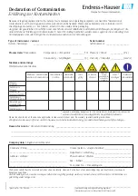 Предварительный просмотр 123 страницы Endress+Hauser Proline Promag 51 Operating Instructions Manual