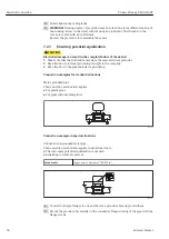 Предварительный просмотр 38 страницы Endress+Hauser Proline Promag D 400 HART Operating Instructions Manual