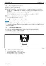 Предварительный просмотр 25 страницы Endress+Hauser Proline Promag P 100 Operating Instructions Manual