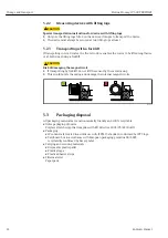 Предварительный просмотр 22 страницы Endress+Hauser Proline Promag W 500 Operating Instructions Manual