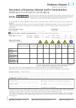 Предварительный просмотр 115 страницы Endress+Hauser Proline Promass E TB2 HART Operating Instructions Manual