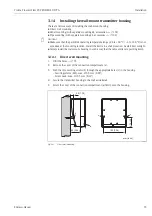 Предварительный просмотр 55 страницы Endress+Hauser Proline Prosonic Flow 93 Operating Instructions Manual