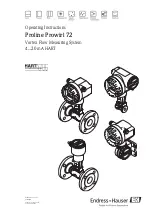 Endress+Hauser Proline Prowirl 72 Operating Instructions Manual предпросмотр