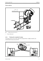 Предварительный просмотр 23 страницы Endress+Hauser Proline Prowirl D 200 Brief Operating Instructions