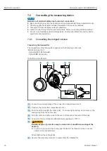 Preview for 34 page of Endress+Hauser Proline Prowirl F 200 Operating Instructions Manual