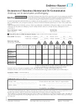 Предварительный просмотр 121 страницы Endress+Hauser Proline t-mass 65 Operating Instructions Manual