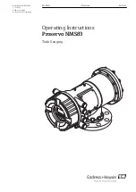 Предварительный просмотр 1 страницы Endress+Hauser Proservo NMS83 Operating Instructions Manual