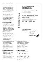 Предварительный просмотр 3 страницы Endress+Hauser Prosonic FDU80 Safety Instructions