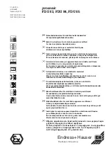 Endress+Hauser Prosonic FDU83 Safety Instructions For Electrical Apparatus Certified For Use In Explosion-Hazardous Areas предпросмотр