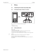 Предварительный просмотр 27 страницы Endress+Hauser prosonic flow 92 Operating Instructions Manual