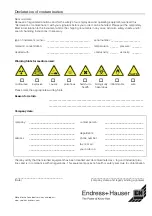 Предварительный просмотр 97 страницы Endress+Hauser prosonic flow 92 Operating Instructions Manual