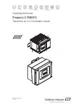 Предварительный просмотр 1 страницы Endress+Hauser Prosonic S FMU95 Operating Instructions Manual