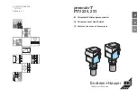 Endress+Hauser prosonic T FTU 230 Manual предпросмотр