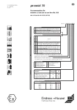 Предварительный просмотр 29 страницы Endress+Hauser prowirl 70 Operating Manual