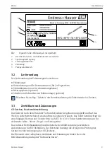 Предварительный просмотр 9 страницы Endress+Hauser RIA46 Brief Operating Instructions