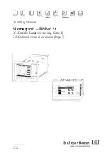 Endress+Hauser RMM621 Operating Manual предпросмотр