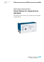 Endress+Hauser Smart System SSP200B Operating Instructions Manual предпросмотр