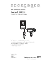 Предварительный просмотр 1 страницы Endress+Hauser Smartec S CLD134 Operating Instructions Manual