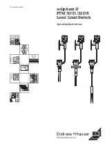 Endress+Hauser soliphant II FTM 30 DR Operating Instructions Manual предпросмотр