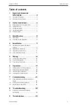 Preview for 3 page of Endress+Hauser Soliswitch FTE20 Operating Instructions Manual