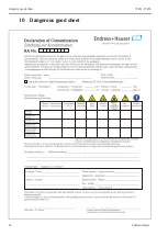 Preview for 34 page of Endress+Hauser Thermophant T TTR 35 Operating Manual