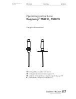 Endress+Hauser tmr31 Operating Instructions Manual предпросмотр