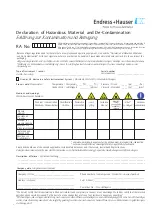 Предварительный просмотр 137 страницы Endress+Hauser TOCII CA72TOC Operating Instructions Manual