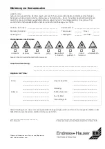 Предварительный просмотр 145 страницы Endress+Hauser TopClean S CPC 30 Operating Instructions Manual