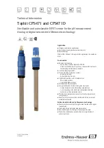 Endress+Hauser Tophit  CPS471 Technical Information предпросмотр