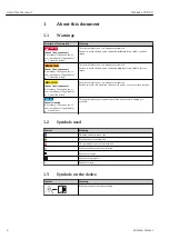 Предварительный просмотр 4 страницы Endress+Hauser Turbimax CUS52D Operating Instructions Manual