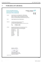 Предварительный просмотр 2 страницы Endress+Hauser VU113 Remote Operation Manual