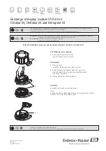 Предварительный просмотр 2 страницы Endress+Hauser VU340 Quick Start Manual