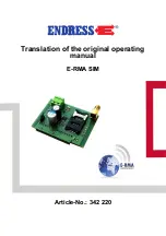 Endress E-RMA 342 220 Translation Of The Original Operating Manual предпросмотр