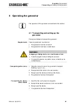 Предварительный просмотр 27 страницы Endress ESE 1008 LG ES DIESEL DUPLEX SILENT User Manual