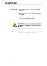 Предварительный просмотр 65 страницы Endress ESE 1107 DBG DIN Operating Instructions Manual