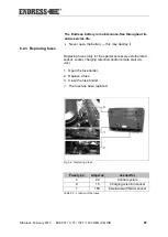 Предварительный просмотр 67 страницы Endress ESE 1107 DBG DIN Operating Instructions Manual