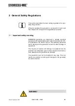 Предварительный просмотр 11 страницы Endress ESE 1306 DHG-GT ES Duplex Operating Instructions Manual