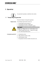 Preview for 25 page of Endress ESE 1306 DHG-GT ES Duplex Operating Instructions Manual