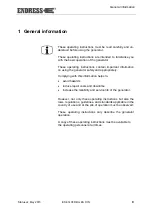 Предварительный просмотр 9 страницы Endress ESE 1408 DGB ES DIN Operating Instructions Manual