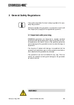 Предварительный просмотр 13 страницы Endress ESE 1408 DGB ES DIN Operating Instructions Manual