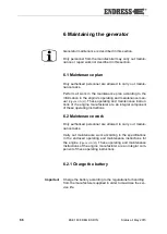 Предварительный просмотр 66 страницы Endress ESE 1408 DGB ES DIN Operating Instructions Manual